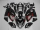 Mejores Carenados Moto Suzuki GSXR 1300 Hayabusa 2008-2020 - Negro Brillante Rojo