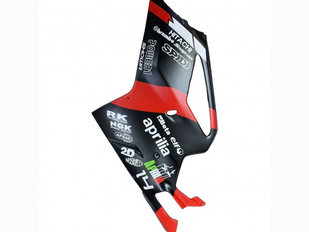 Mejores Carenados Moto Aprilia RSV1000 2003-2006 - Negro Rojo