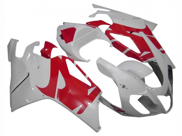 Mejores Carenados Moto Aprilia RSV1000 2003-2006 - Blanco Rojo