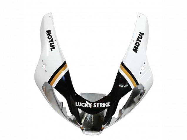Mejores Carenados Moto Aprilia RSV1000 2003-2006 - Blanco Negro Lucky Strike Motul Michelin