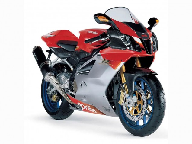 Mejores Carenados Moto Aprilia RSV1000 2003-2006 - Blanco Rojo Negro