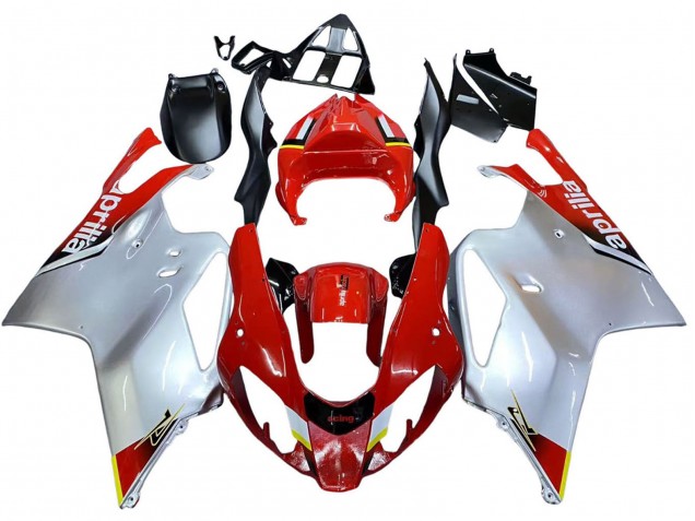 Mejores Carenados Moto Aprilia RSV1000 2003-2006 - Blanco Rojo Negro