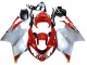 Mejores Carenados Moto Aprilia RSV1000 2003-2006 - Blanco Rojo Negro