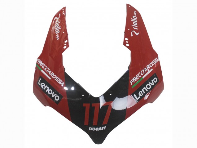 Mejores Carenado Moto Ducati Panigale V4 V4S 2020-2021 - Rojo Negro Brillante Lenovo 117