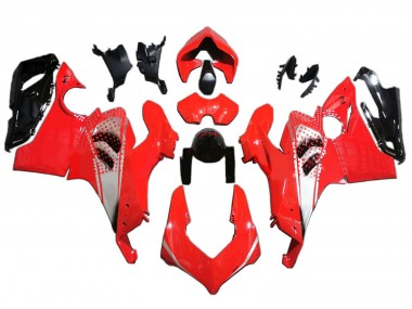 Mejores Carenados Moto Ducati Panigale V4 V4S 2020-2021 - Rojo Blanco Negro Brillante