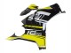 Mejores Carenados Moto Ducati Panigale V4 V4S 2020-2021 - Amarillo Blanco Negro Brillante