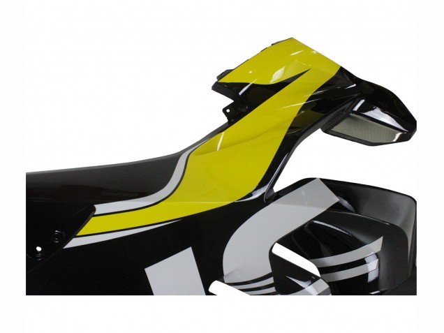 Mejores Carenados Moto Ducati Panigale V4 V4S 2020-2021 - Amarillo Blanco Negro Brillante