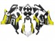 Mejores Carenados Moto Ducati Panigale V4 V4S 2020-2021 - Amarillo Blanco Negro Brillante