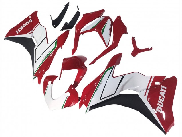 Mejores Carenados Moto Ducati Supersport 939/939S 2017-2022 - Blanco Rojo Negro Verde