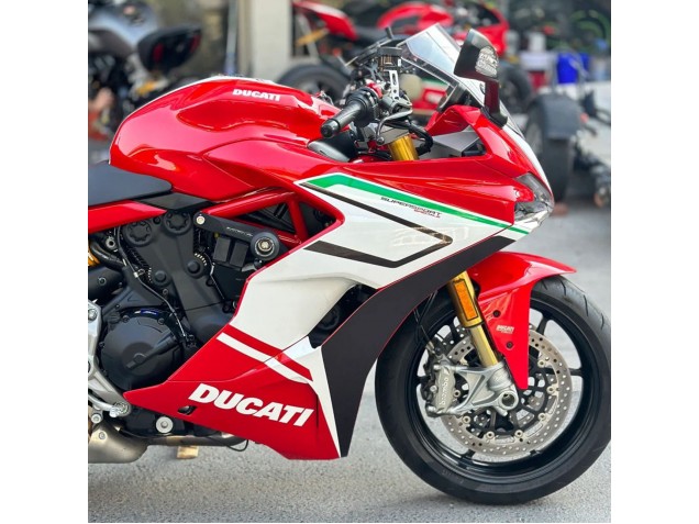 Mejores Carenados Moto Ducati Supersport 939/939S 2017-2022 - Blanco Rojo Negro Verde