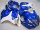 Mejores Carenados Moto Suzuki GSXR 1300 Hayabusa 2008-2020 - Blanco Azul