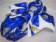 Mejores Carenados Moto Suzuki GSXR 1300 Hayabusa 2008-2020 - Blanco Azul
