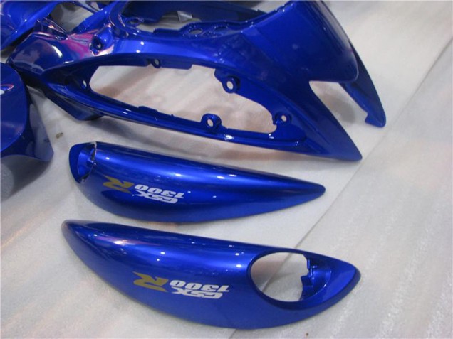Mejores Carenados Moto Suzuki GSXR 1300 Hayabusa 2008-2020 - Blanco Azul