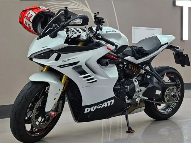 Mejores Carenados Moto Ducati 2021-2024 Ducati Supersport 950/950S 2021-2024 - Blanco Negro