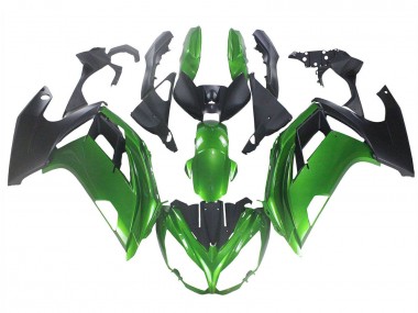 Mejores Carenados Moto BMW K1200S 2005-2010 - Verde Negro Mate