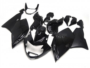 Mejores Carenados Moto BMW K1200S 2005-2010 - Negro Brillante Negro Mate