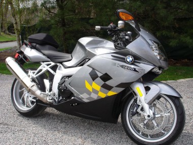 Mejores Carenado Moto BMW K1200S 2005-2010 - Plata Amarillo Negro