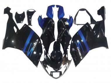 Mejores Carenados Moto BMW K1200S 2005-2010 - Azul Negro Brillante