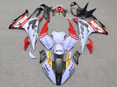 Mejores Carenados Moto BMW S1000RR 2023-2024 - Blanco Rojo Negro Oro