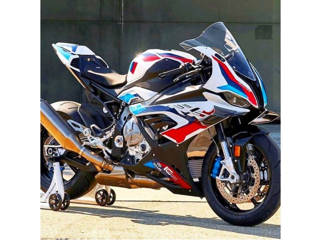 Mejores Carenado Moto BMW S1000RR 2019-2022 - Negro Blanco Azul Rojo
