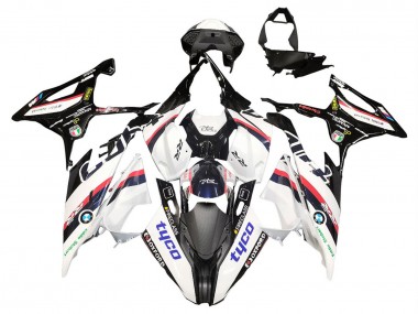 Mejores Carenados Moto BMW S1000RR 2019-2022 - Blanco Negro Rosa Oxford