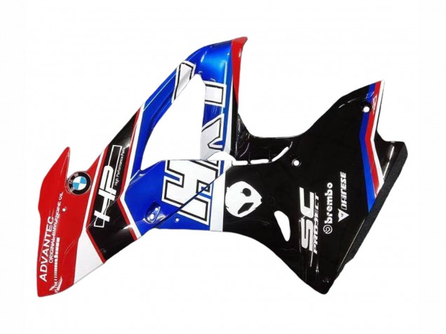 Mejores Kits Carenados Moto BMW S1000RR 2017-2018 - Blanco Azul Rojo Negro Brillante