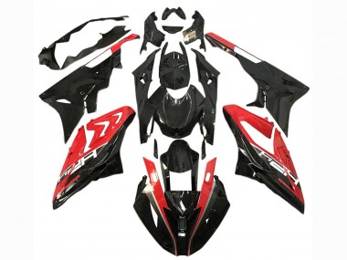 Mejores Carenados Moto BMW S1000RR 2015-2016 - Rojo Negro Brillante