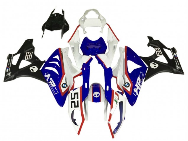 Mejores Carenados Moto BMW S1000RR 2009-2014 - Blanco Rojo Azul Negro HP