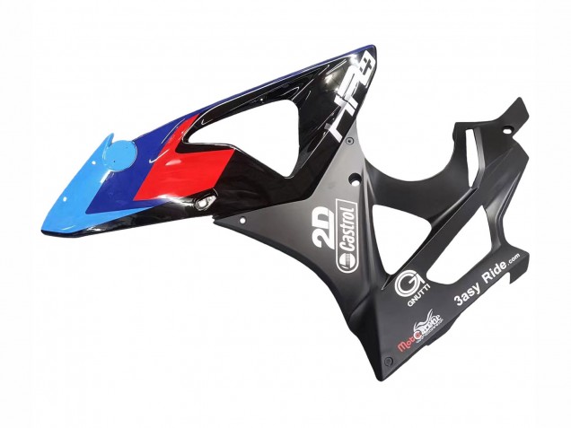 Mejores Carenados Moto BMW S1000RR 2009-2014 - Azul Rojo Negro Mate Castrol