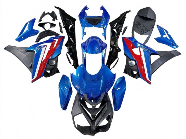 Mejores Carenados Moto BMW S1000R 2014-2016 - Azul Rojo