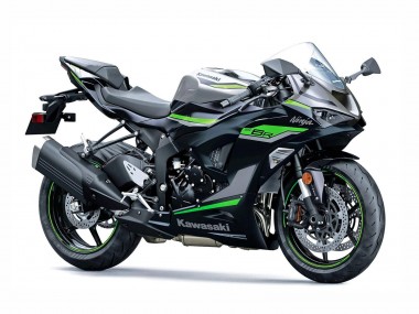 Mejores Carenados Moto Kawasaki ZX6R 2023-2025 - Negro Gris Verde Ninja