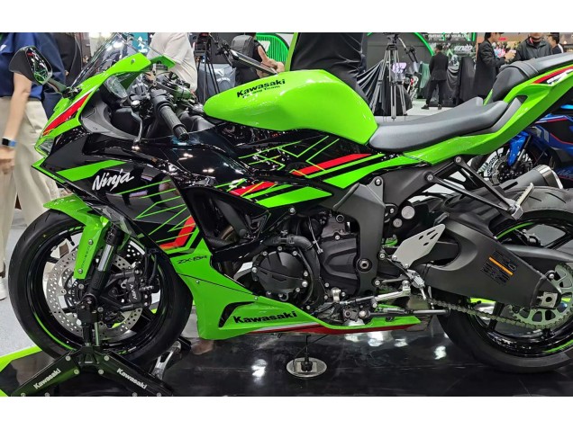 Mejores Carenados Moto Kawasaki ZX6R 2023-2025 - Verde Negro