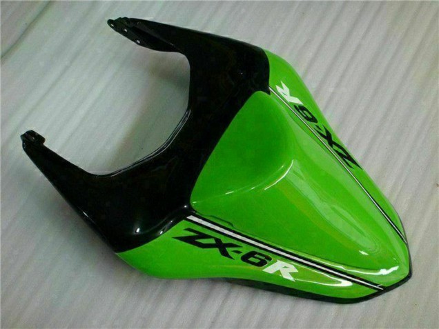 Mejores Carenados Moto Kawasaki ZX6R 2007-2008 - Verde Blanco Ninja