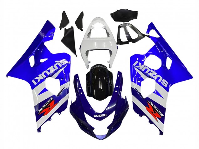 Mejores Kits Carenado Moto Suzuki GSXR 600 / GSXR 750 2004-2005 - Blanco Azul Negro Rojo