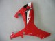 Mejores Carenado Moto Suzuki GSXR 600 / GSXR 750 2006-2007 - Blanco Rojo Negro Brillante