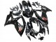 Mejores Carenados Moto Suzuki GSXR 600 / GSXR 750 2006-2007 - Negro Brillante Plata Rojo