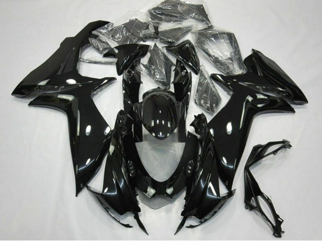 Mejores Carenados Moto Suzuki GSXR 600 / GSXR 750 2011-2024 - Negro Brillante