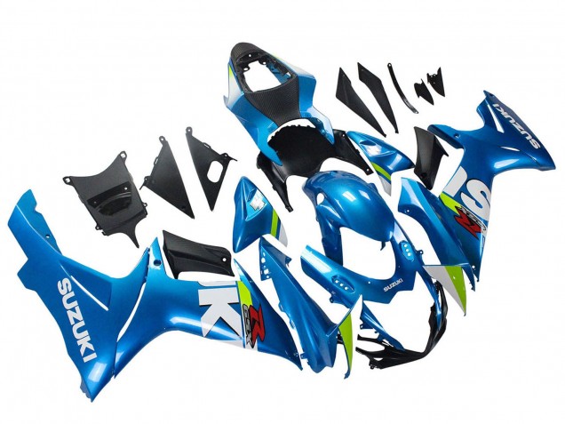 Mejores Carenados Moto Suzuki GSXR 600 / GSXR 750 2011-2024 - Azul Claro Verde Blanco Rojo