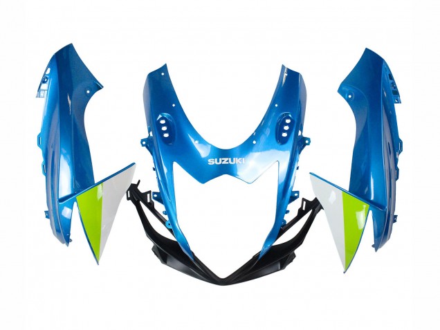 Mejores Carenados Moto Suzuki GSXR 600 / GSXR 750 2011-2024 - Azul Claro Verde Blanco Rojo