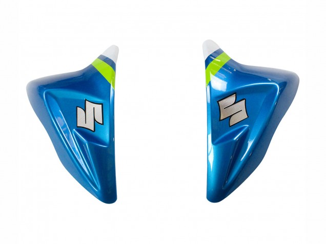 Mejores Carenados Moto Suzuki GSXR 600 / GSXR 750 2011-2024 - Azul Claro Verde Blanco Rojo