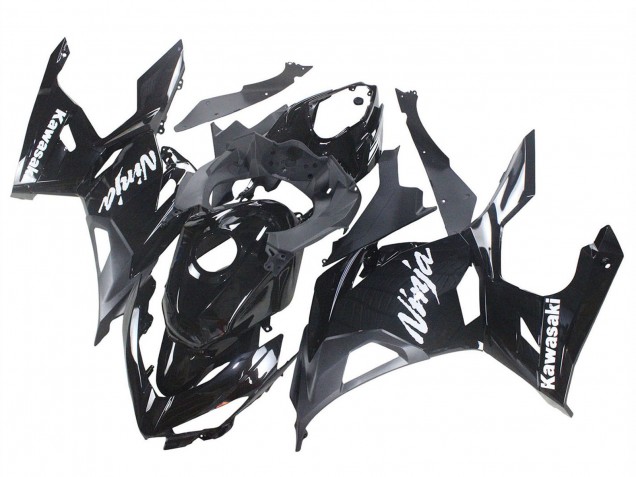 Mejores Carenados Moto Kawasaki Ninja 400 2018-2024 - Negro Brillante Negro Mate Blanco Calcomanías