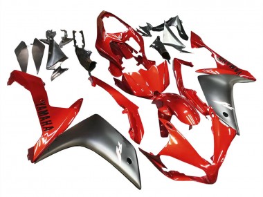 Mejores Carenado Moto Yamaha YZF 1000 R1 2007-2008 - Rojo Negro Mate