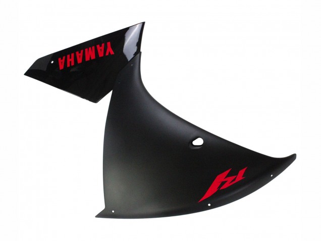Mejores Carenado Moto Yamaha YZF 1000 R1 2009-2011 - Negro Mate Rojo Calcomanía