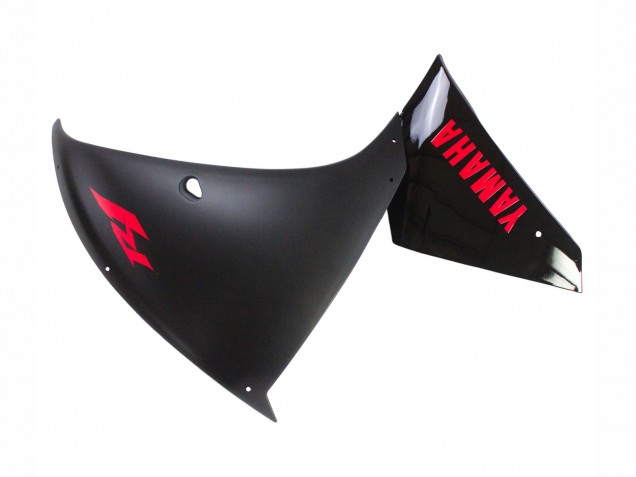 Mejores Carenado Moto Yamaha YZF 1000 R1 2009-2011 - Negro Mate Rojo Calcomanía