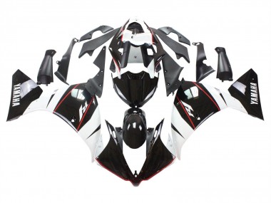 Mejores Carenado Moto Yamaha YZF 1000 R1 2012-2014 - Blanco Rojo Negro Brillante