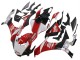 Mejores Carenados Moto Yamaha YZF 1000 R1 2020-2025 - Blanco Rojo Negro Milwaukee