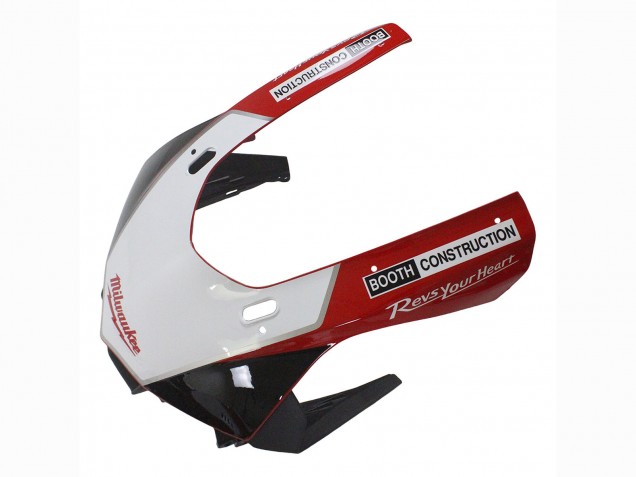 Mejores Carenados Moto Yamaha YZF 1000 R1 2020-2025 - Blanco Rojo Negro Milwaukee