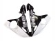 Mejores Carenado Moto Yamaha YZF R6 2003-2004 - Blanco Negro Brillante