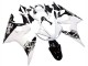 Mejores Carenados Moto Yamaha YZF R6S 2006-2009 - Blanco Negro Brillante