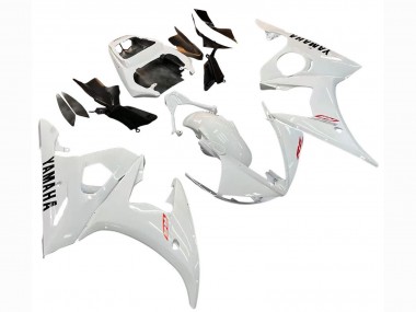 Mejores Carenado Moto Yamaha YZF R6 2003-2004 - Blanco